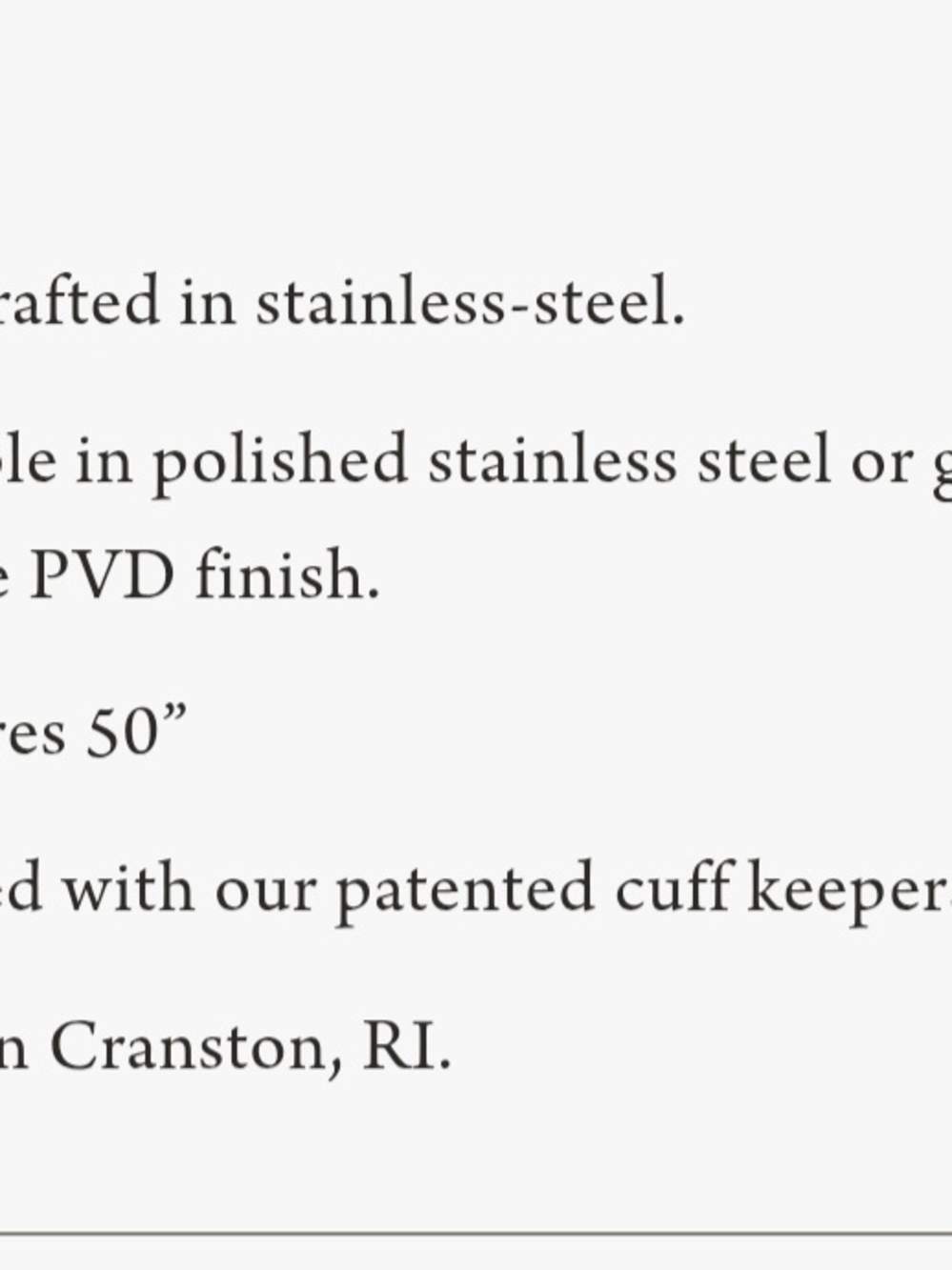 What Goes Around Comes Around Necklace w/ Double Cuff Keepers - Picture 3 of 4